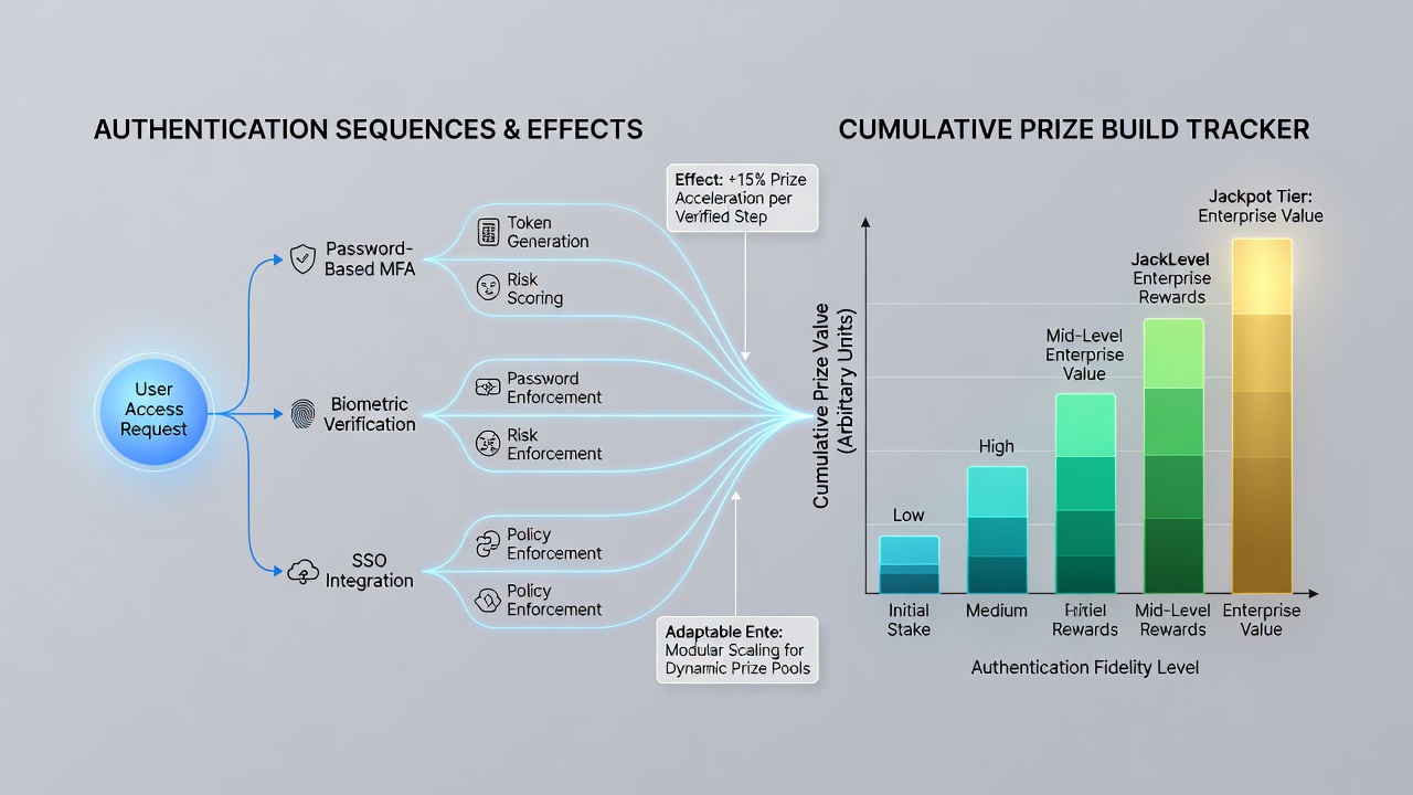 Mobile screen capture of an adaptable entertainment interface displaying cumulative prize meter advancing after successful authentication sequence
