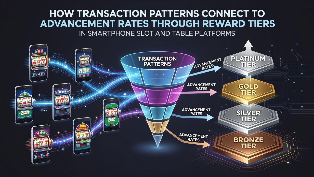 Smartphone displaying slot and table game interfaces with transaction history overlays on a casino app dashboard