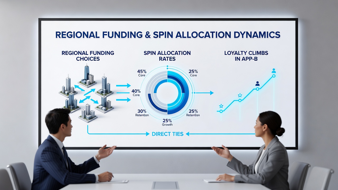 Loyalty tier progression dashboard in a mobile casino app showing spin rewards linked to funding choices